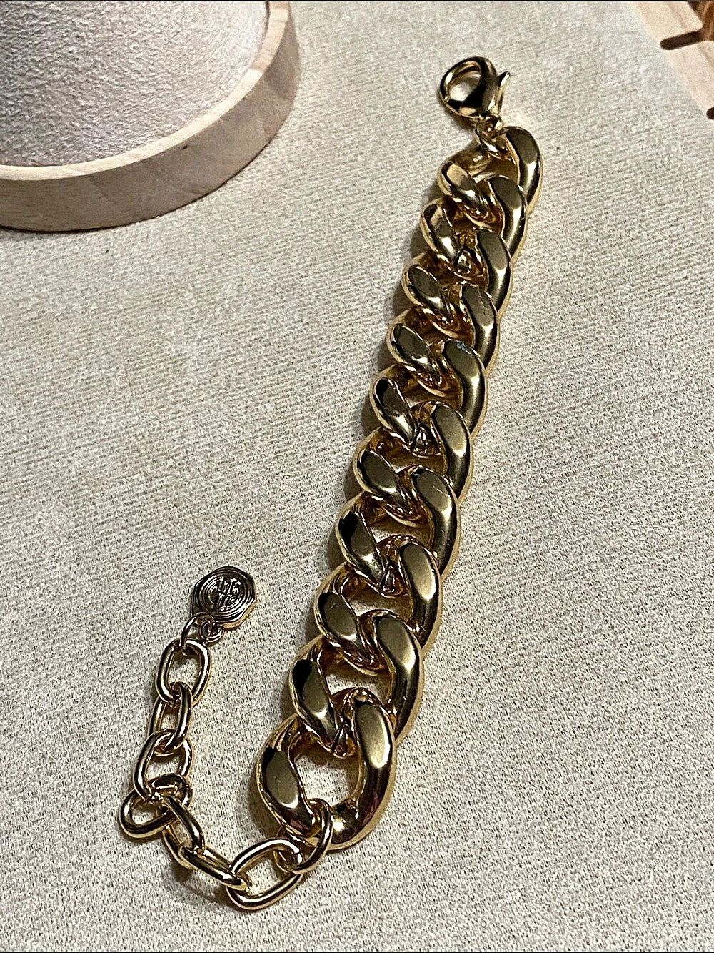 Graziano Chunky Gold-Tone Chain Bracelet